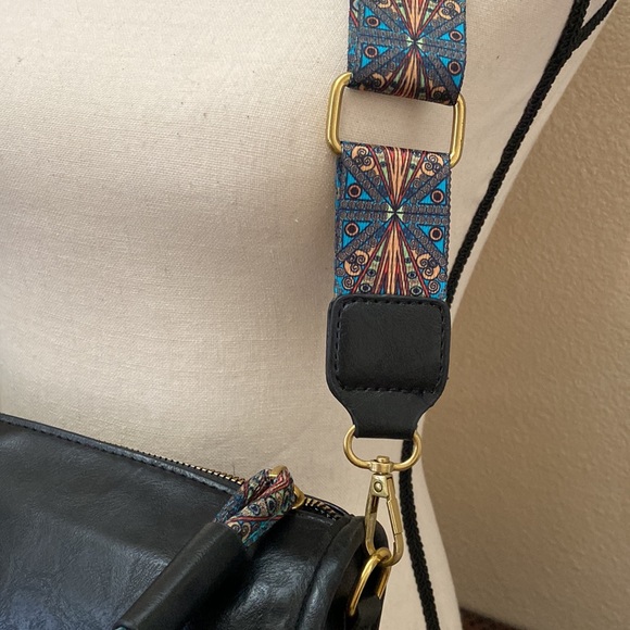 NWOT Faux Leather Crossbody - Picture 6 of 8